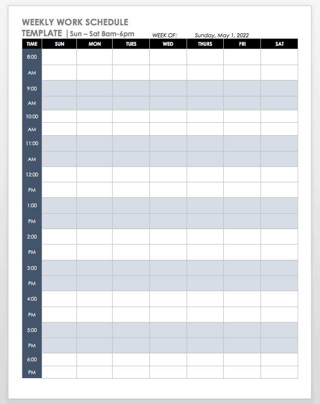 office vacation calendar template