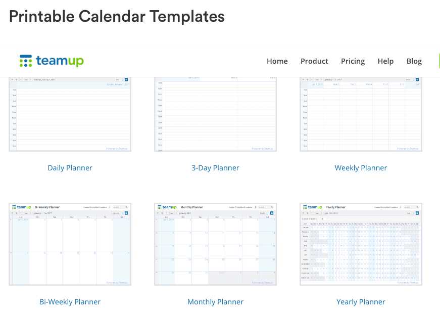 one year planning calendar template