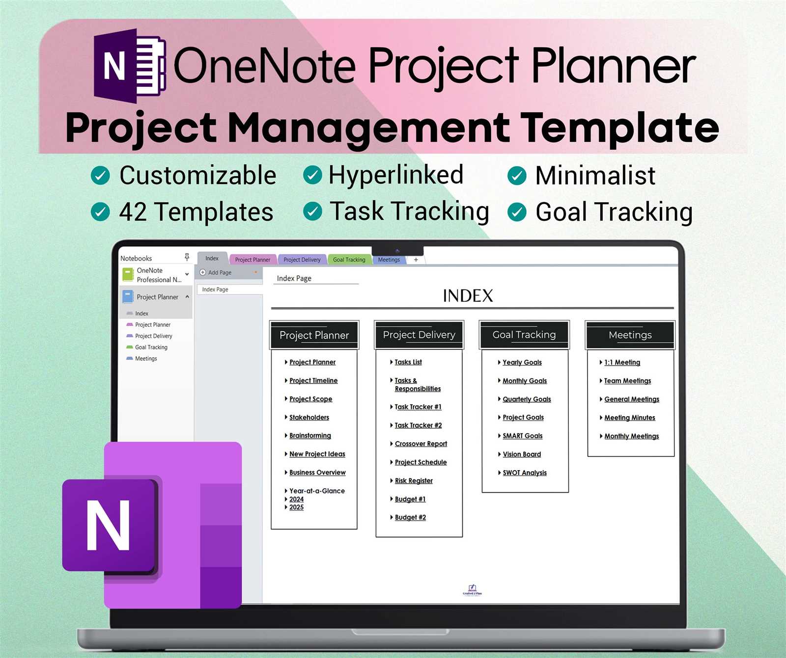 onenote calendar template 2026 free