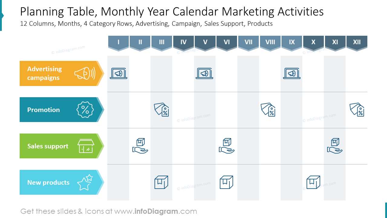 outreach calendar template