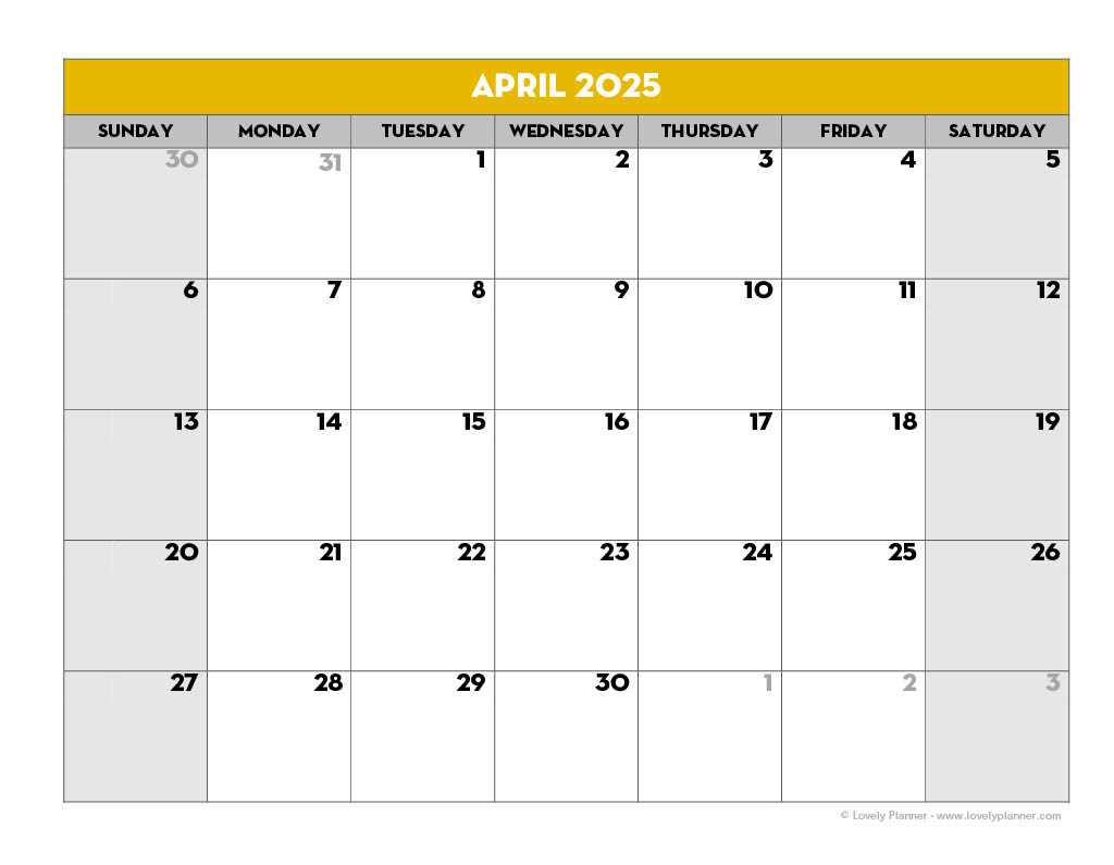 pages blank calendar template