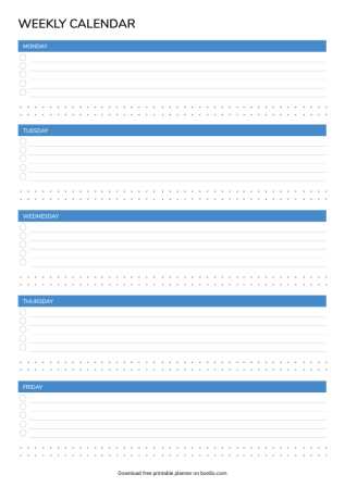 paper calendar template