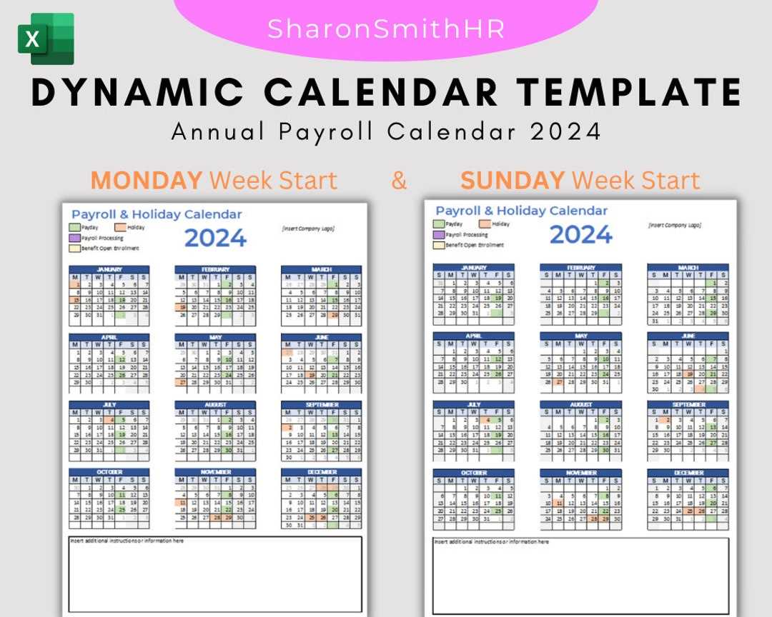 pay period calendar template