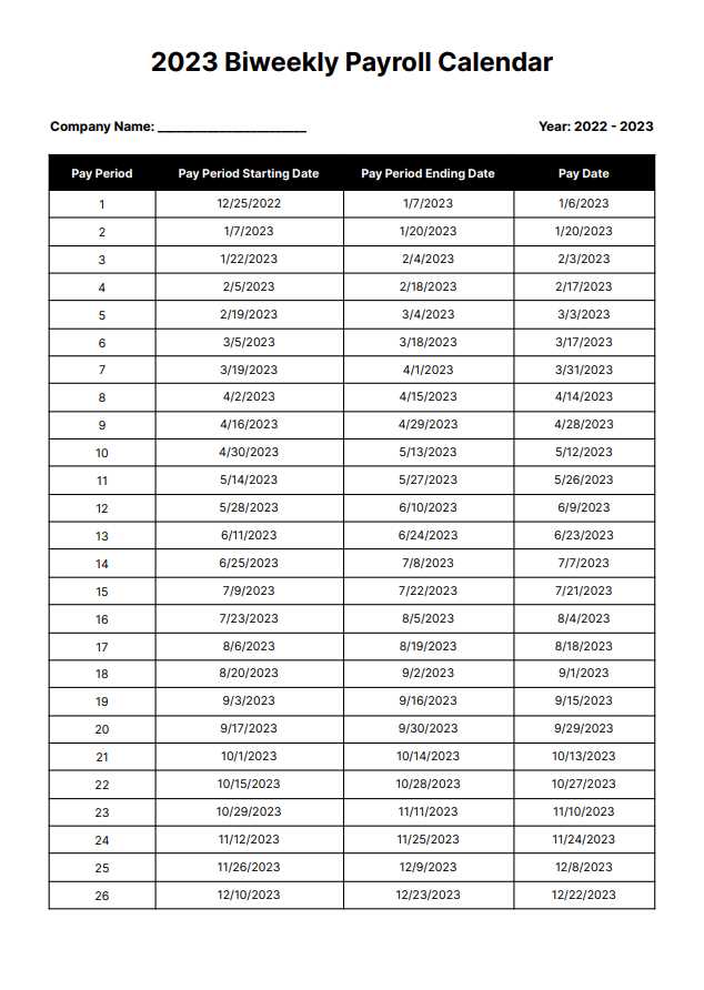 payroll calendar 2025 template