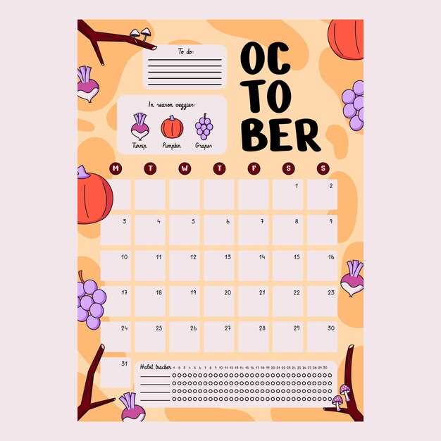 pin up calendar template