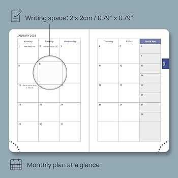 pocket size calendar template