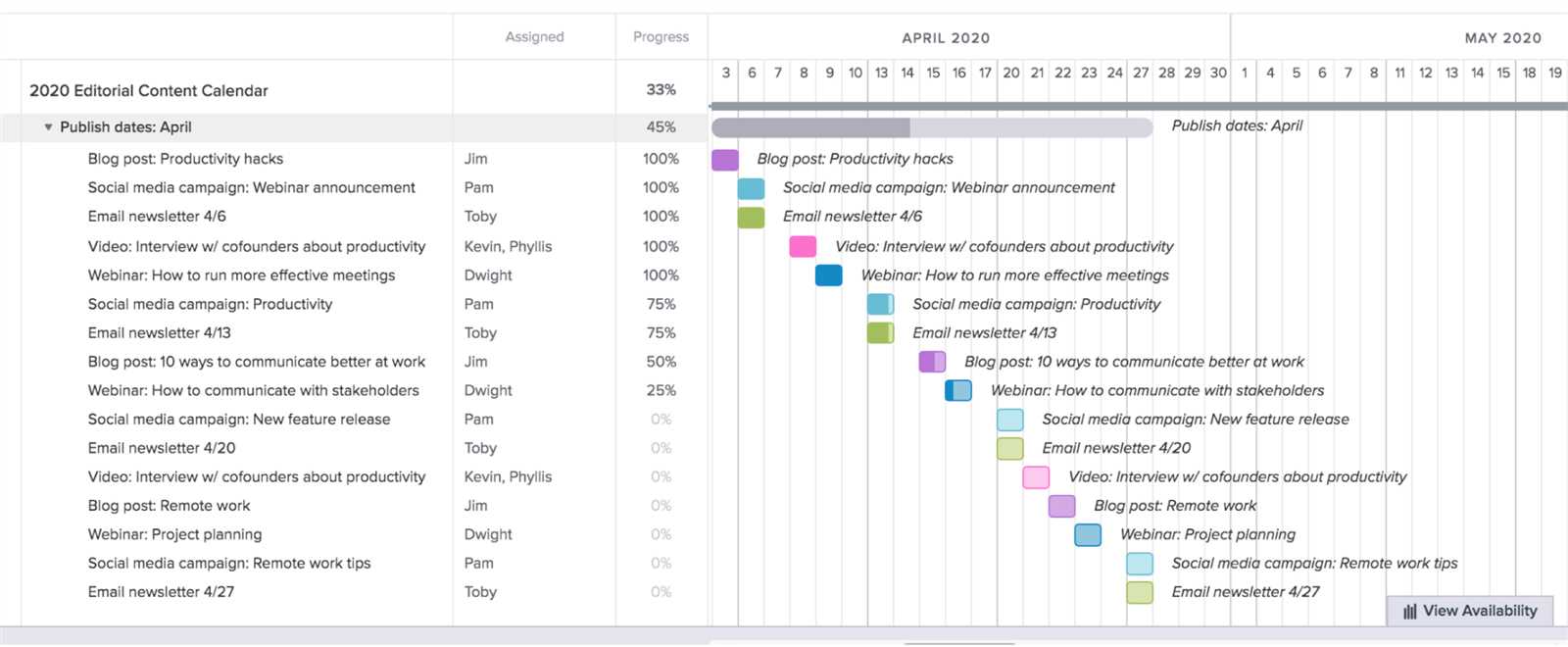 podcast editorial calendar template