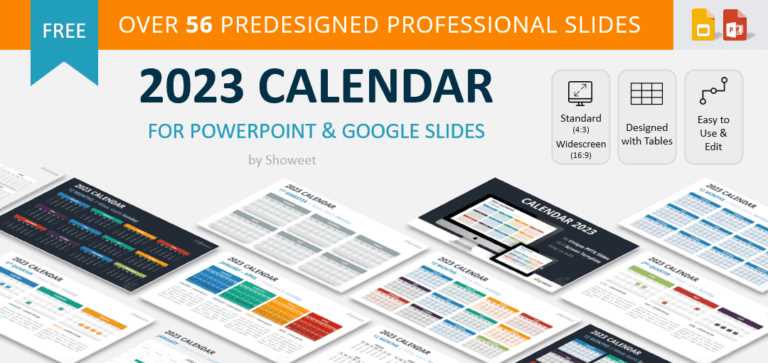 powerpoint quarterly calendar template