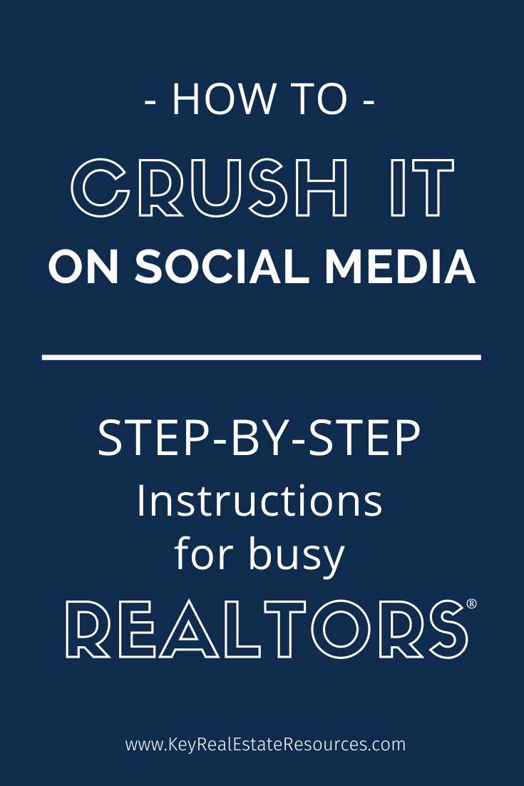 real estate social media calendar template