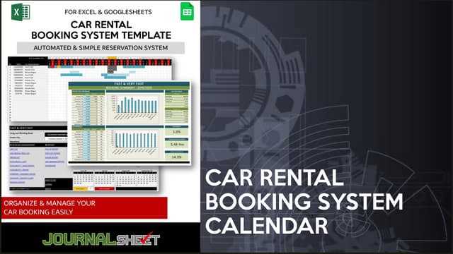 rental calendar template