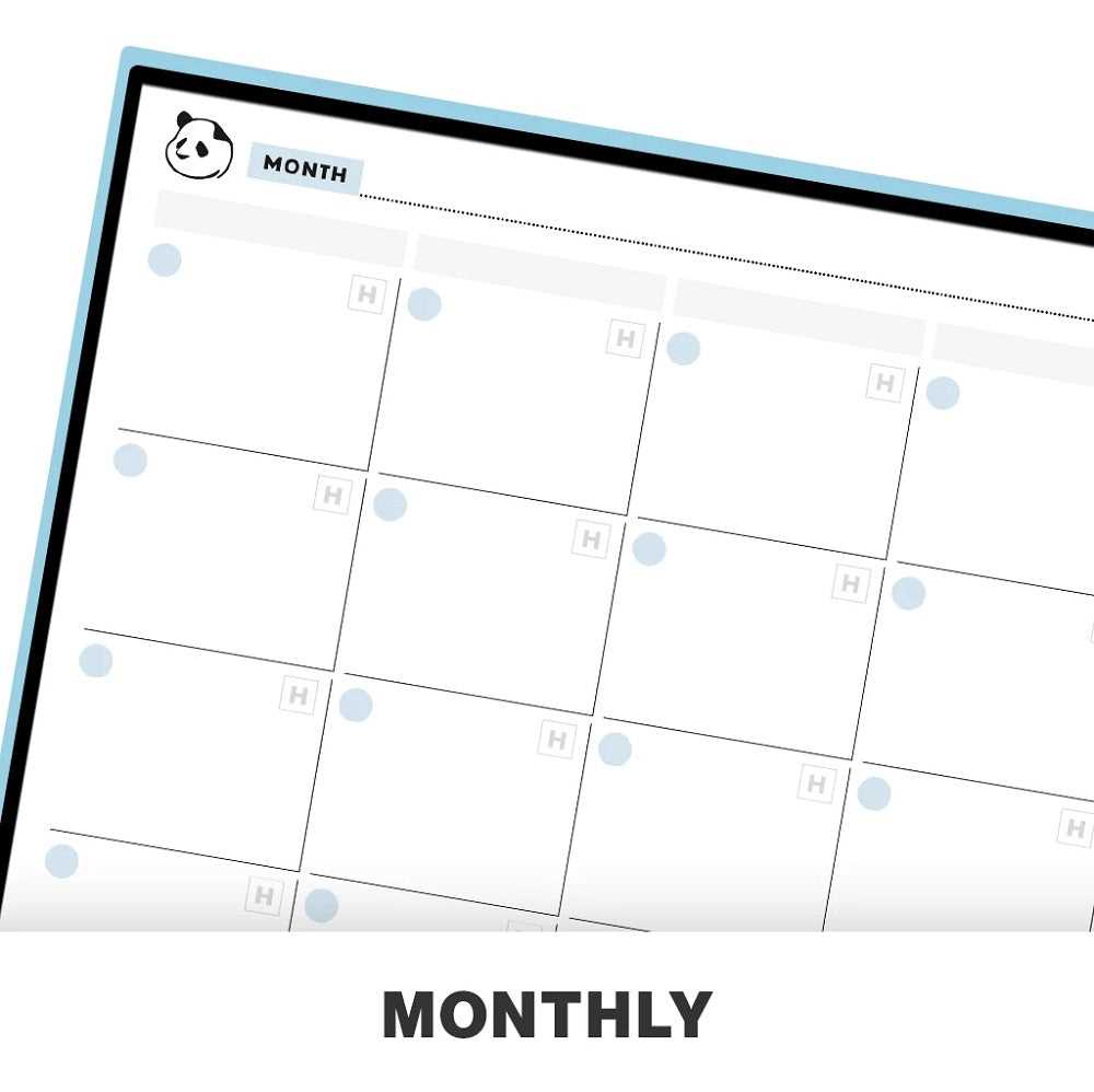 rocketbook calendar template