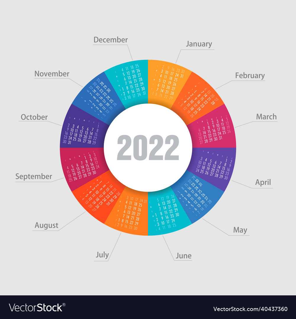 round calendar template