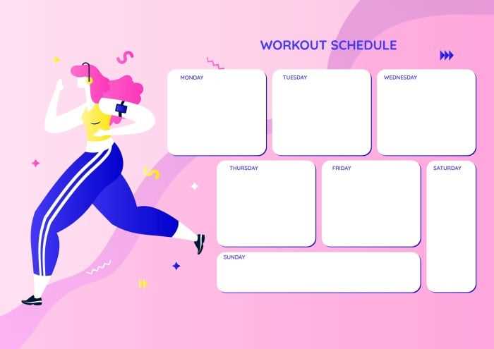 running calendar template