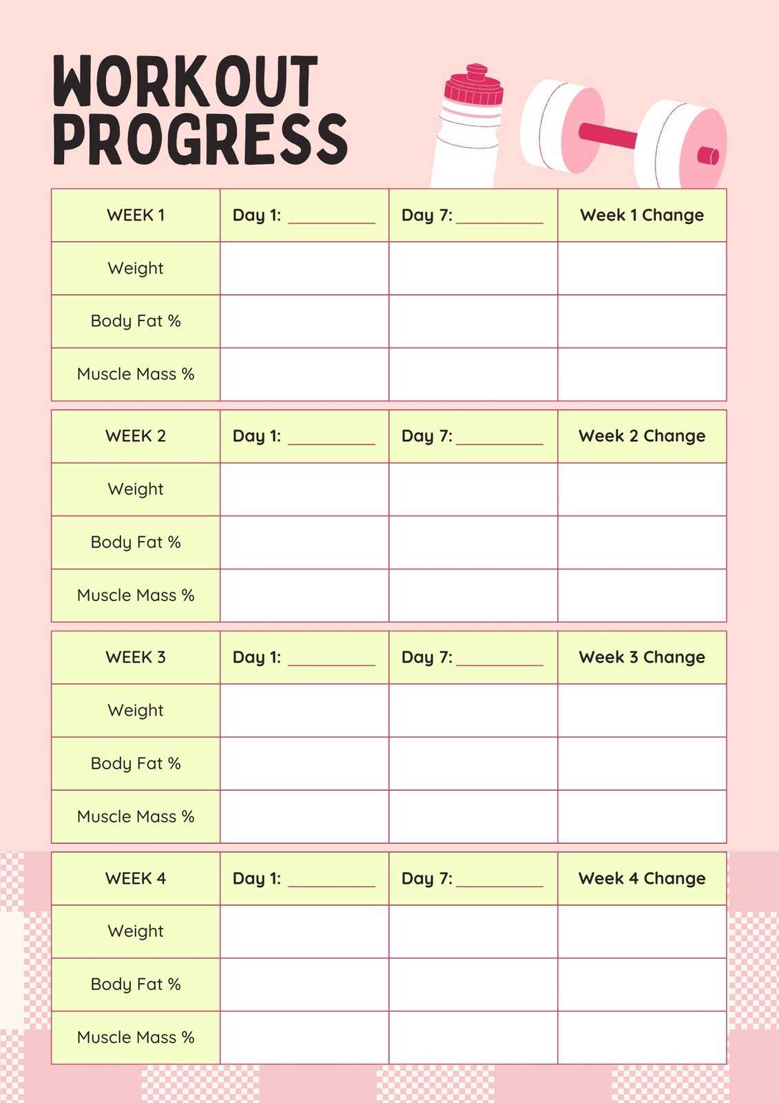 running training calendar template