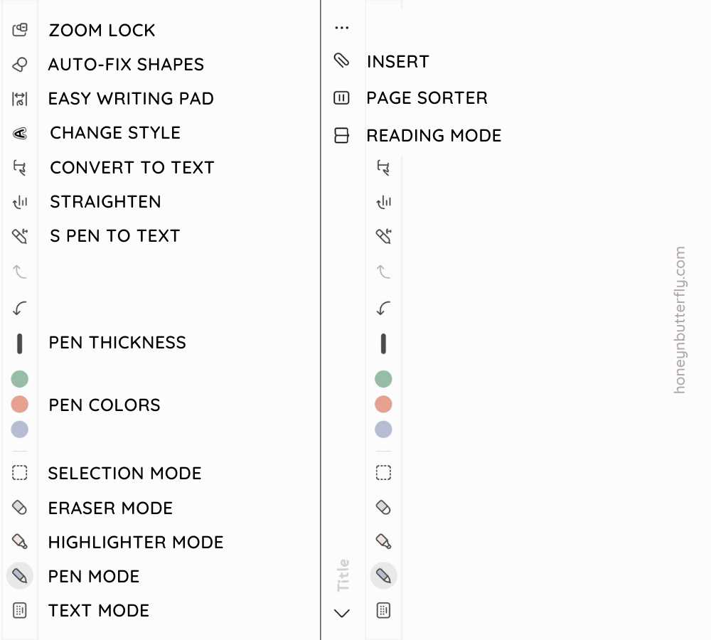 samsung notes calendar template