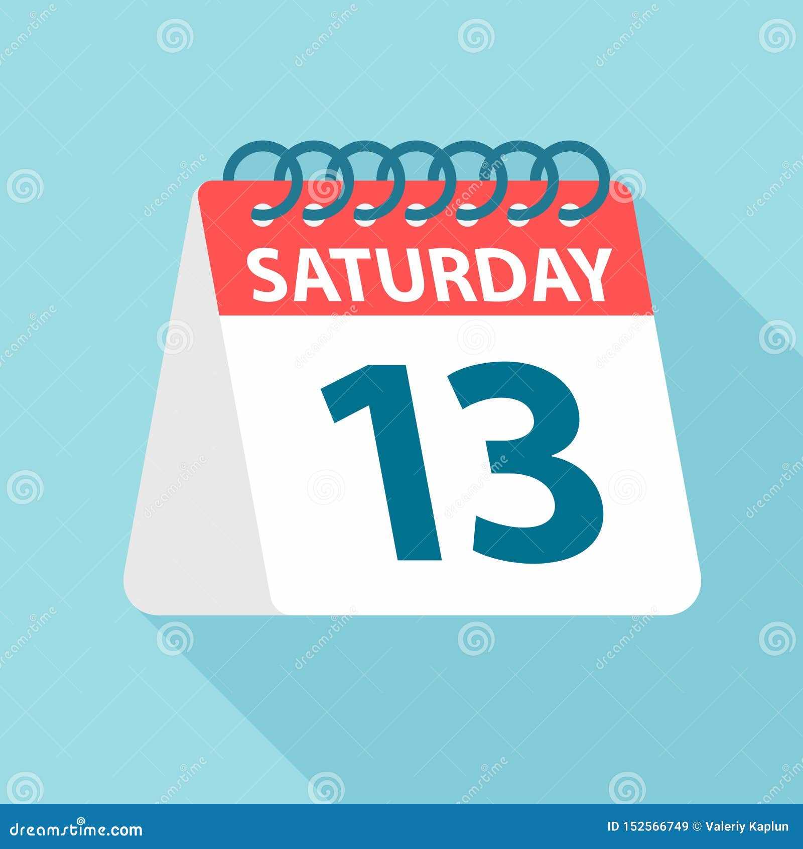 saturday calendar template