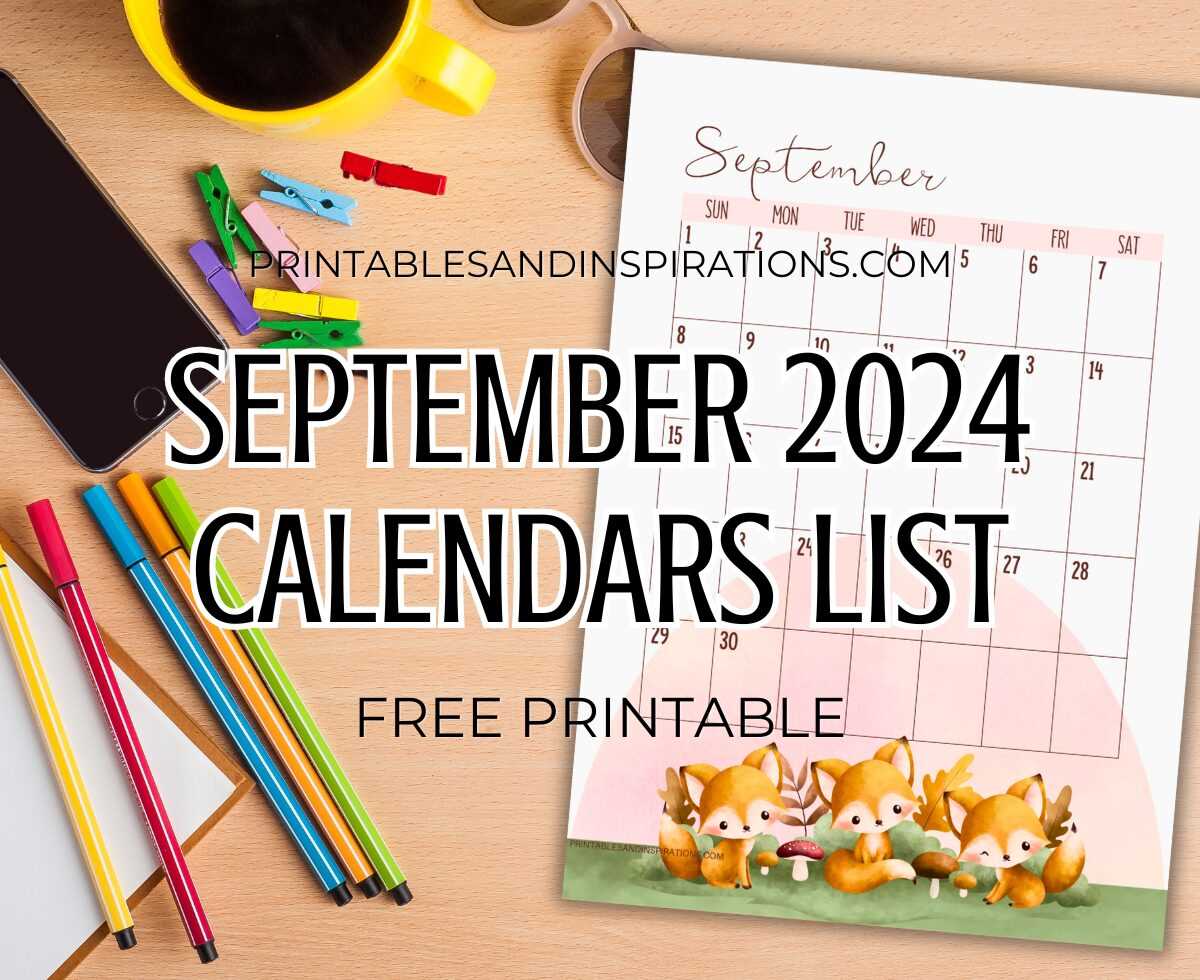 september monthly calendar template