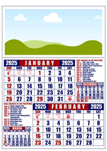 social media calendar 2025 template