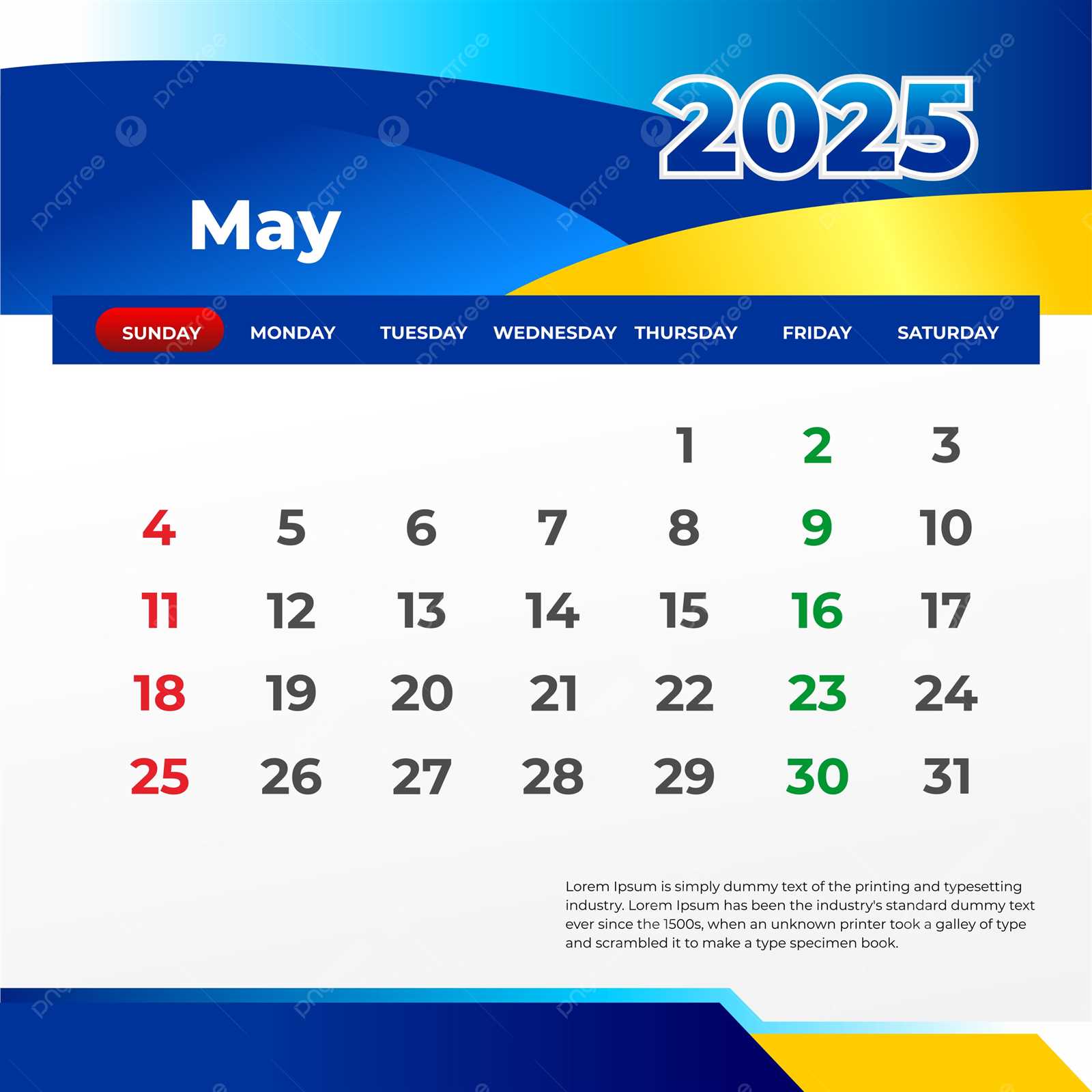 social media calendar 2025 template