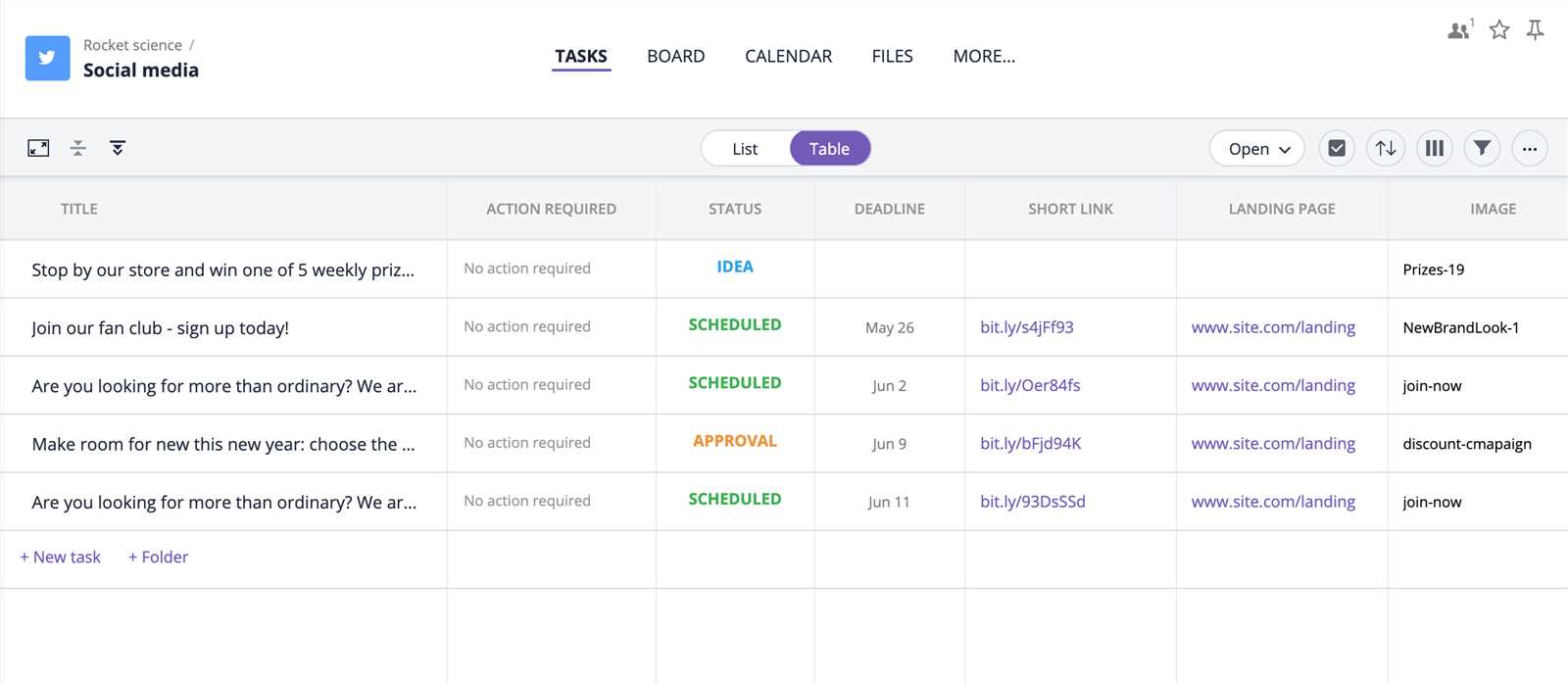 social media calendar sheets template