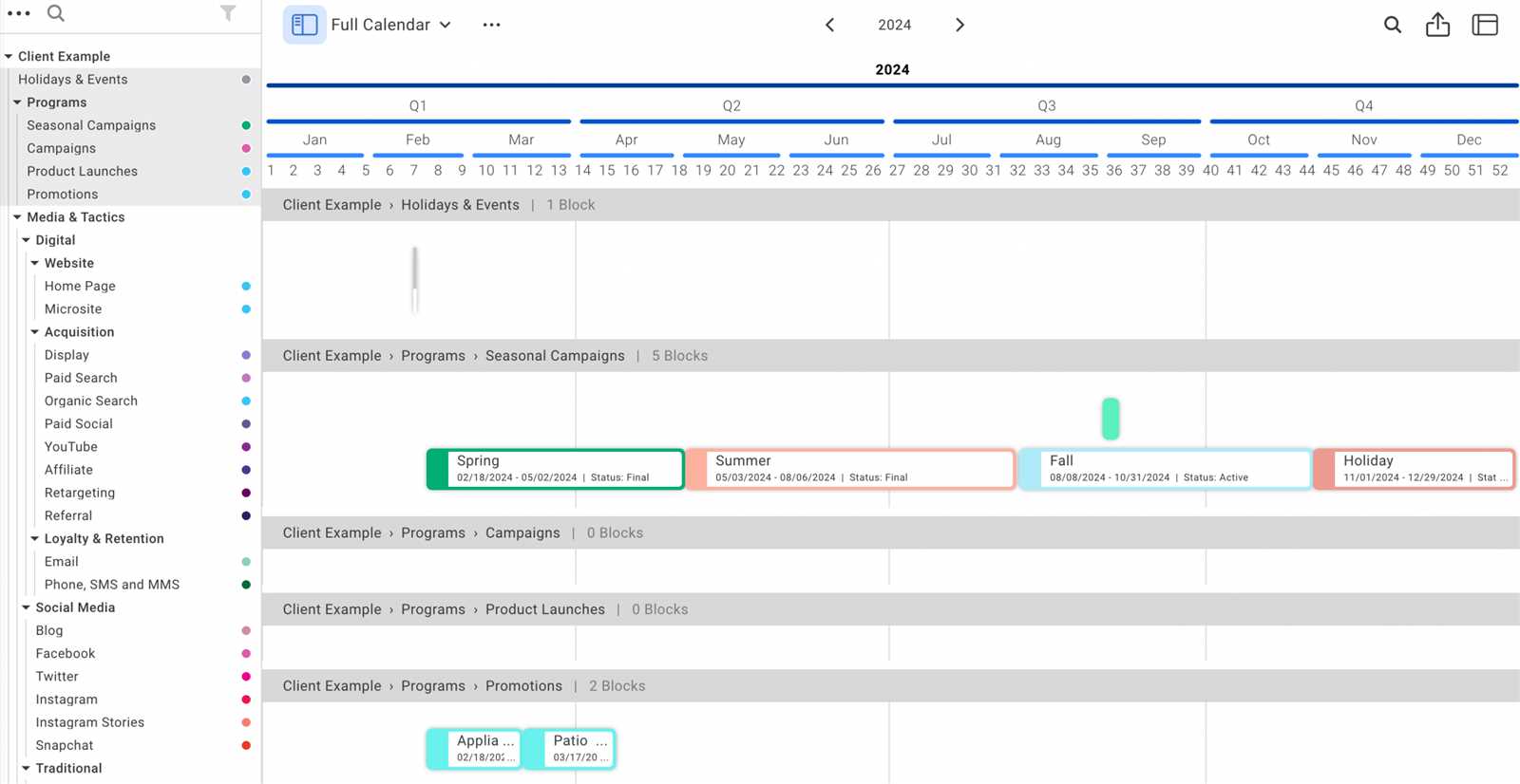 software release calendar template