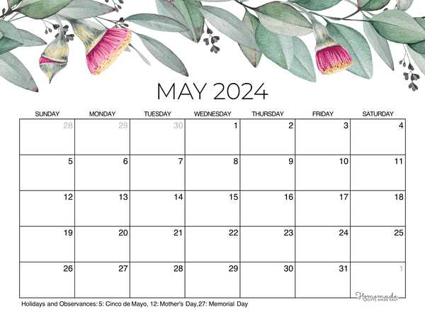 summer 2025 calendar template