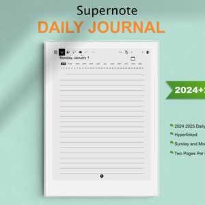 supernote calendar template