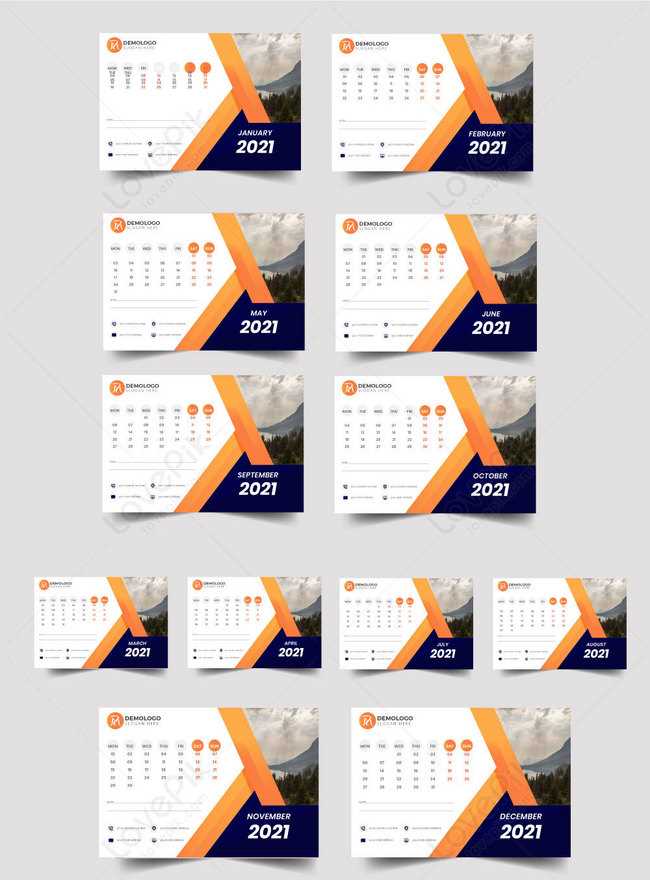 table calendar template free download