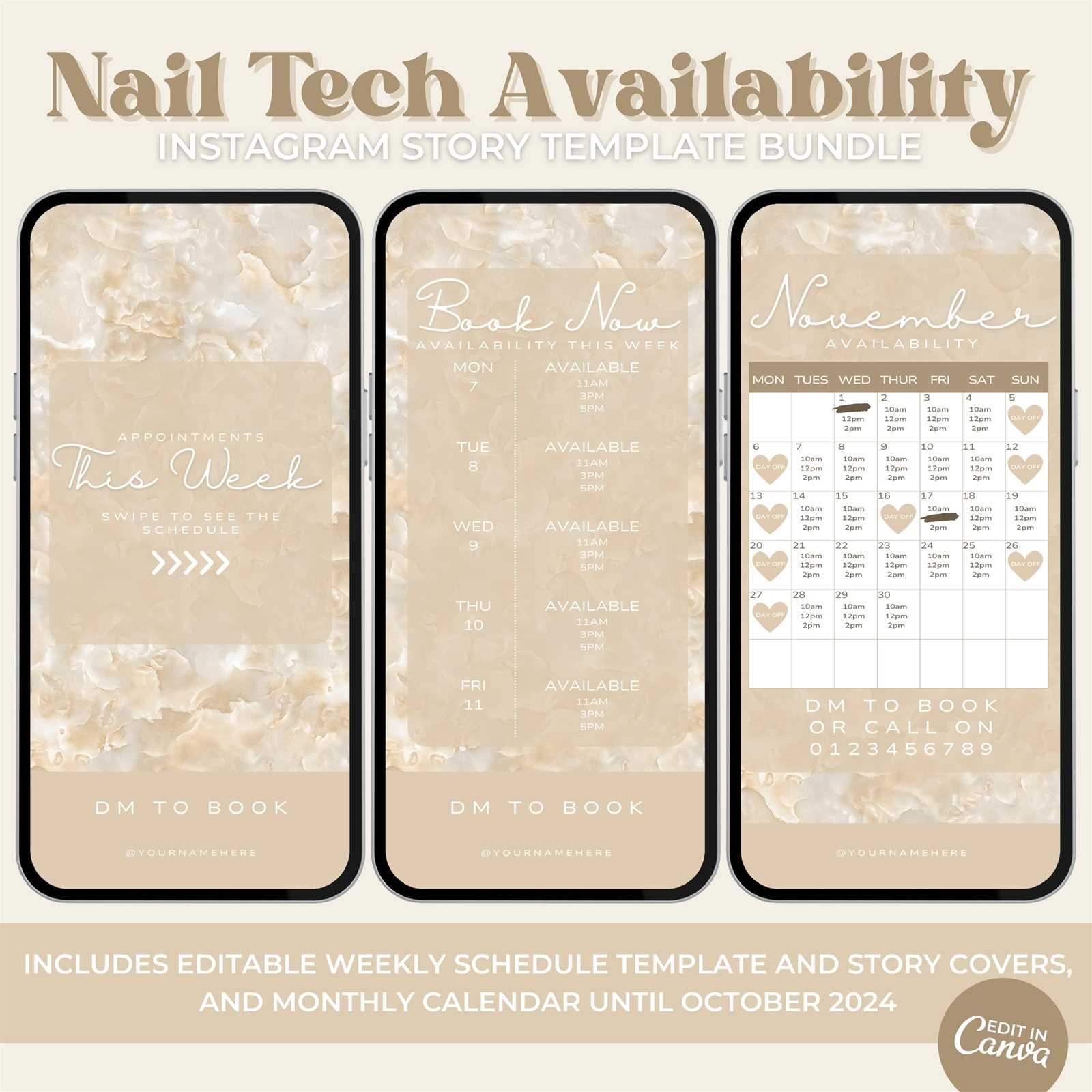 template appointment calendar