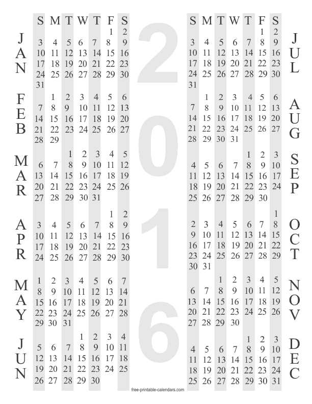 template trove 3 month calendar