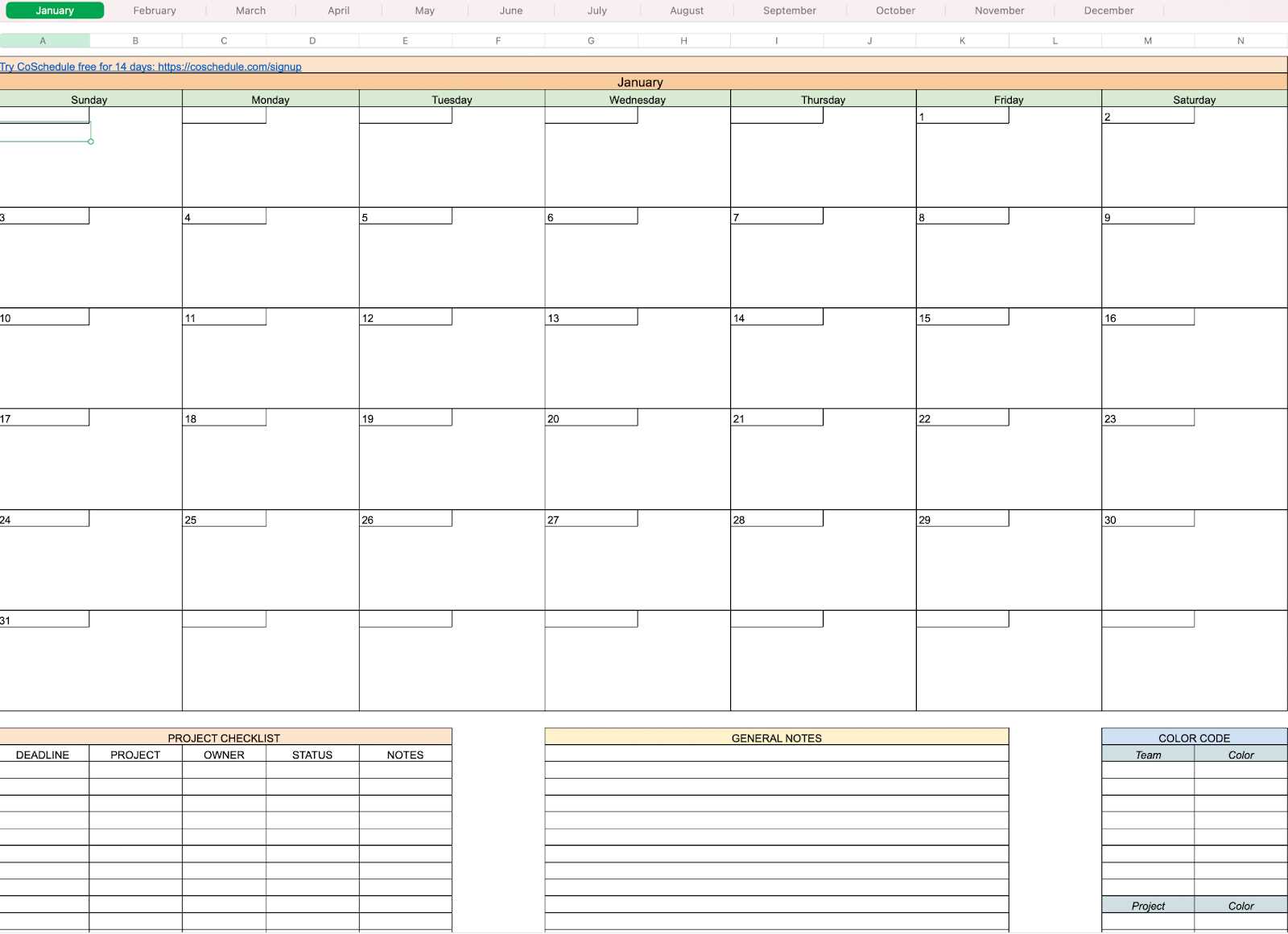 template trove calendar