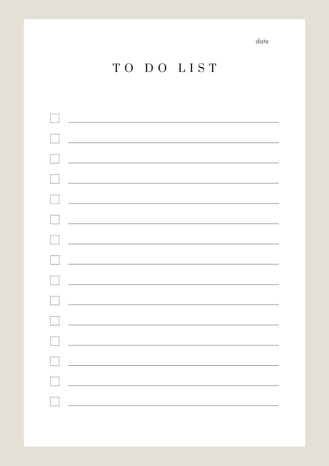 to do list with calendar template