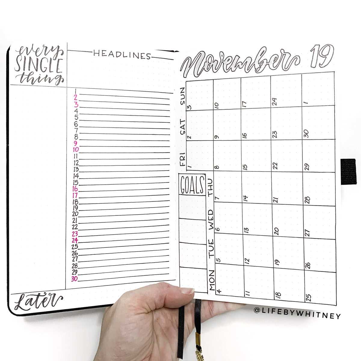 two page spread monthly calendar template