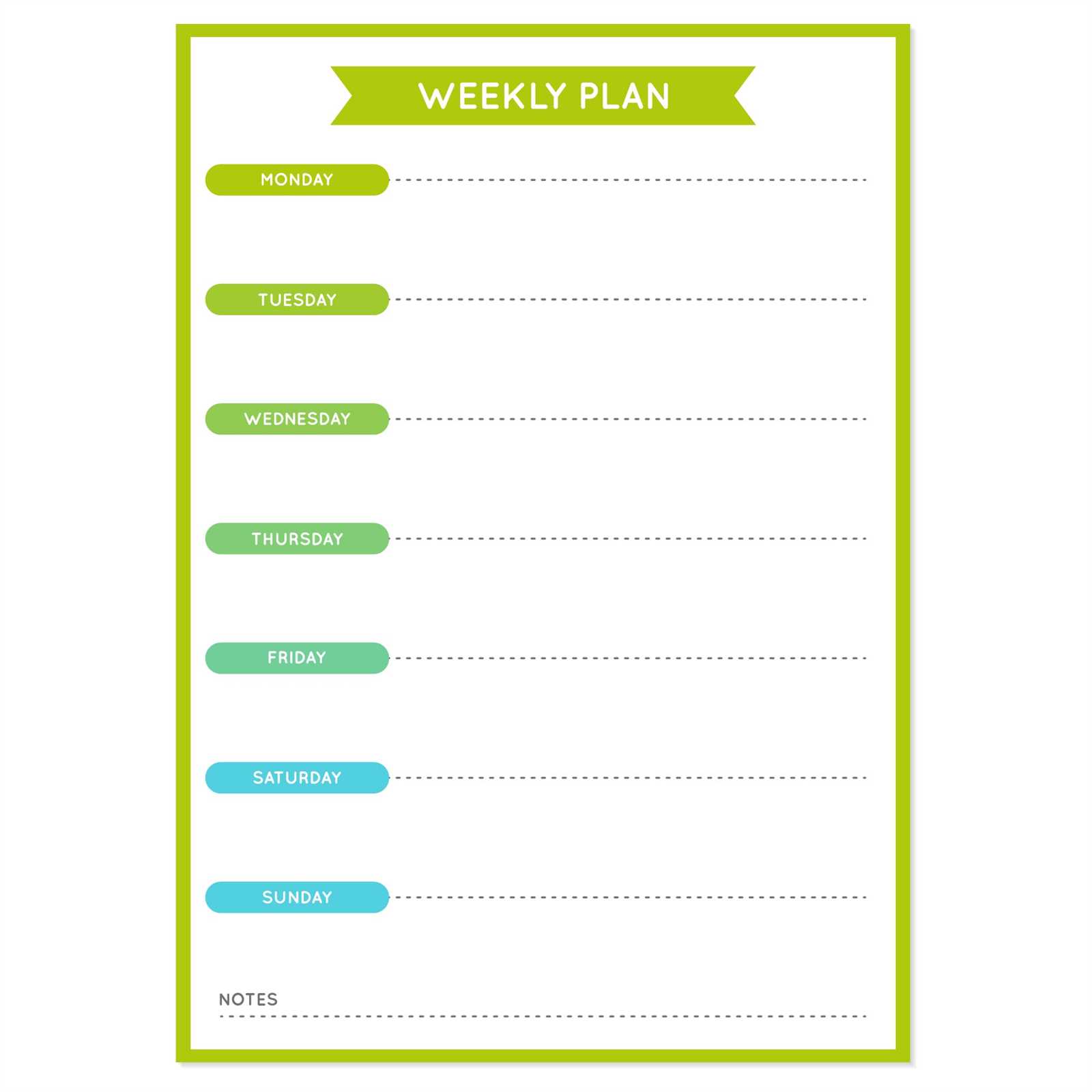two week blank calendar template