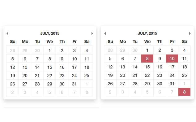 vacation rental calendar template