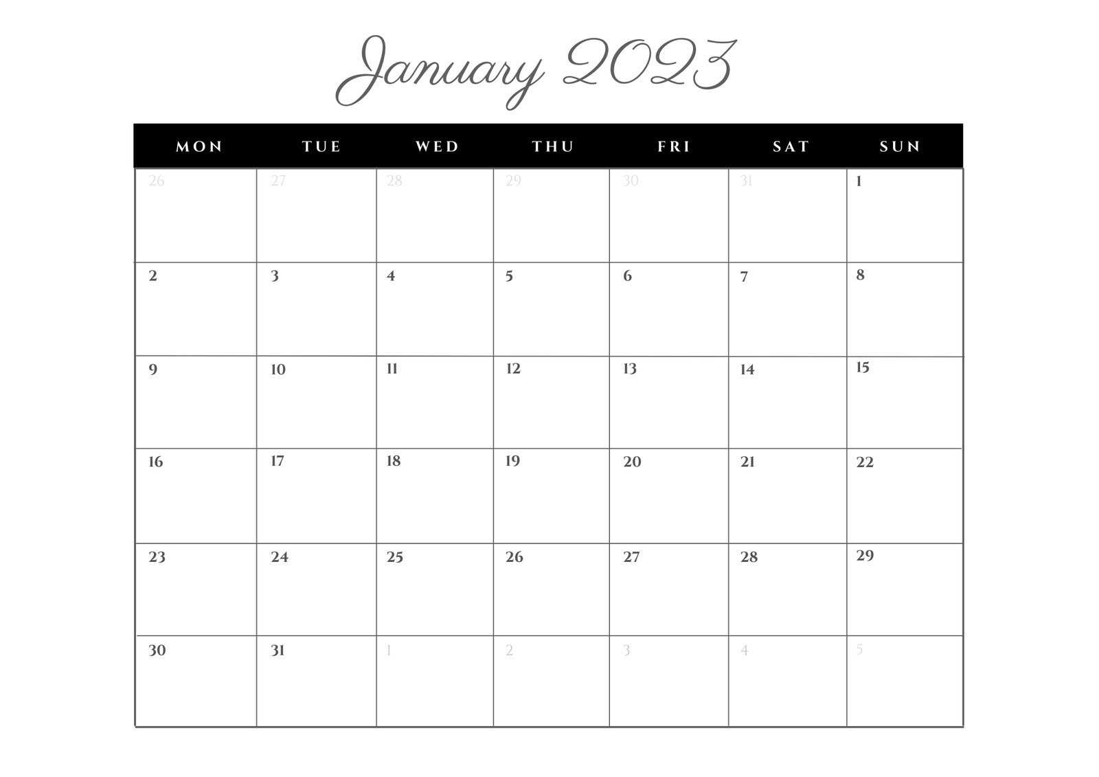 wall calendar design templates free download