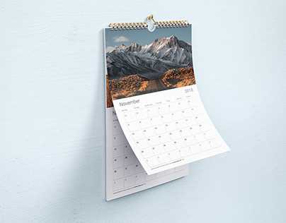 wall calendar design templates free download