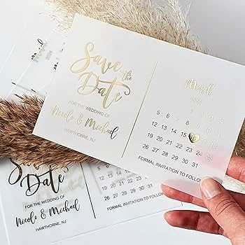 wedding save the date calendar template