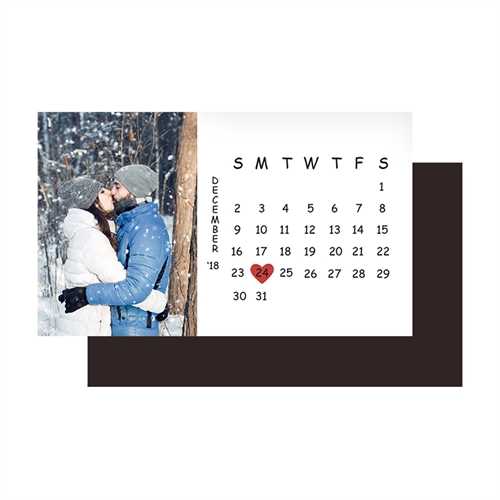 wedding save the date calendar template