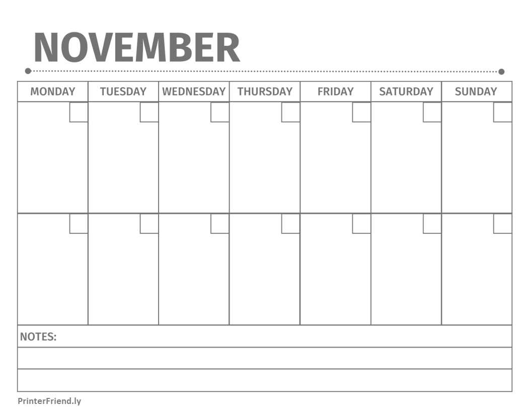 week calendar template