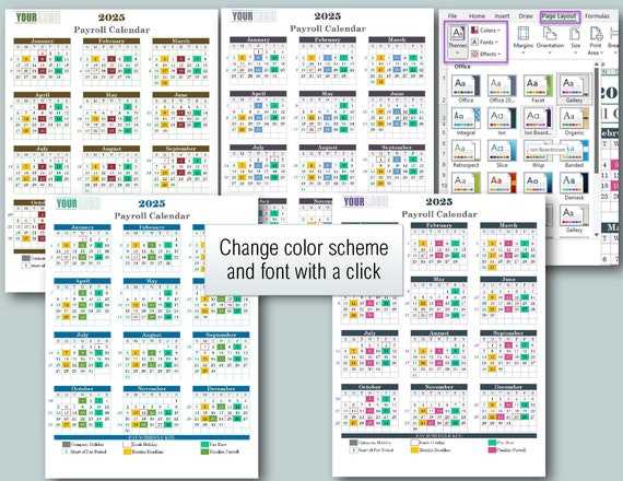 weekly calendar 2025 template