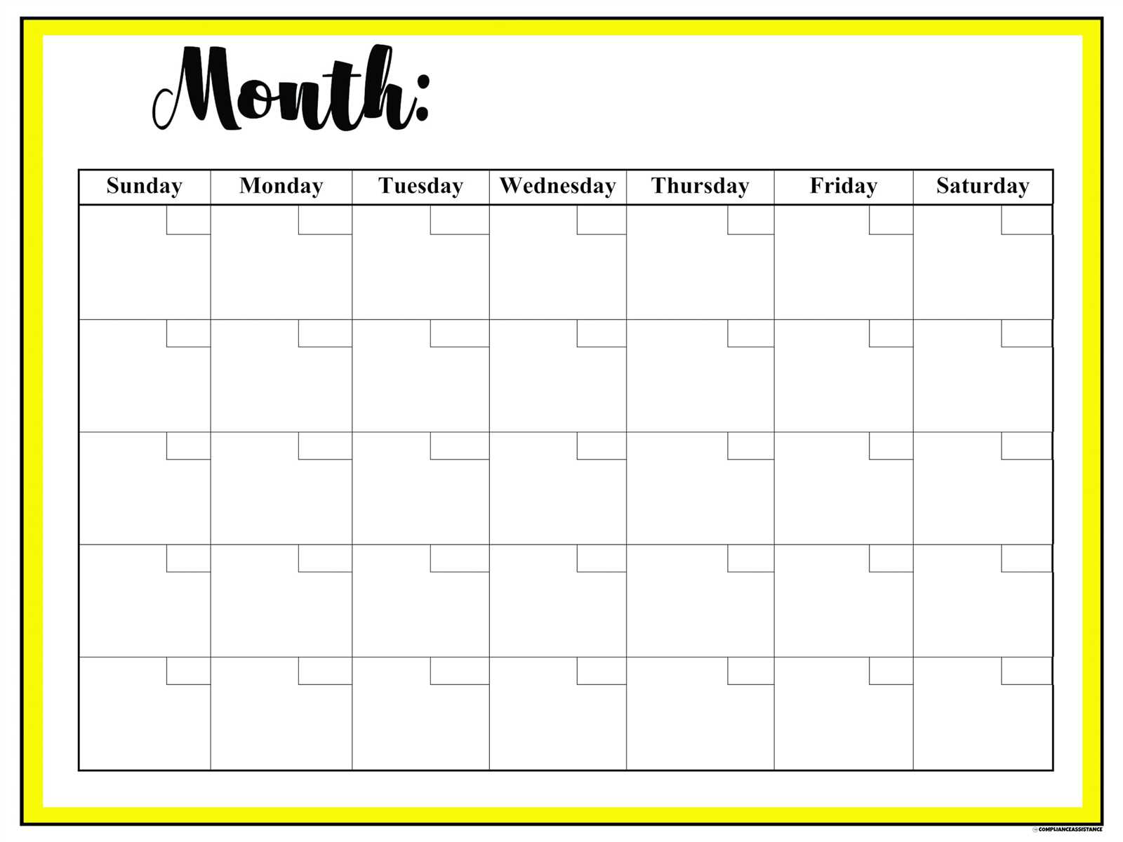 whiteboard calendar template