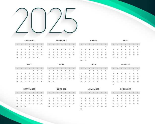 work calendar template 2025