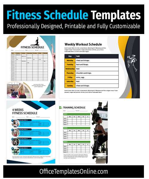 workout calendar template editable