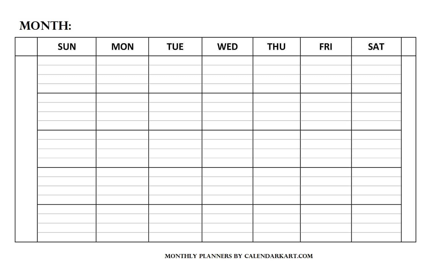 year calendar planner template