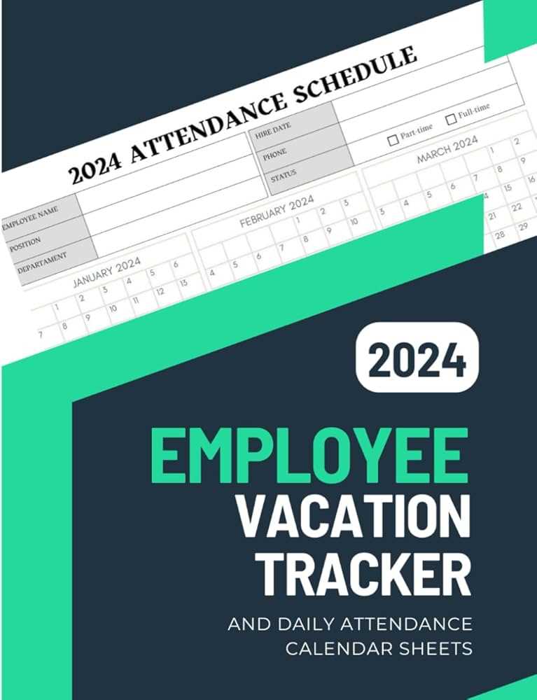 yearly employee vacation calendar template