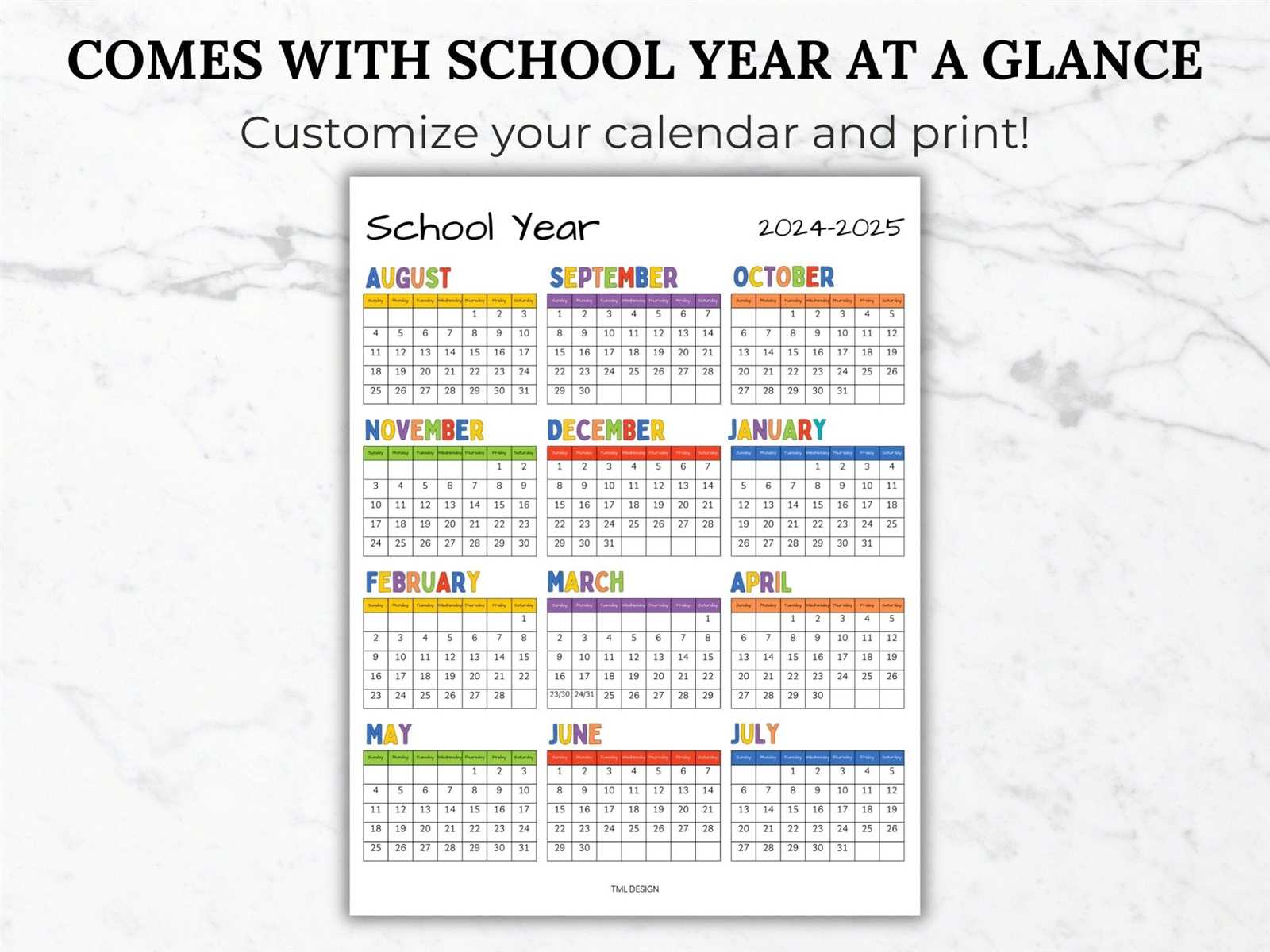 academic calendar template 2025 2025