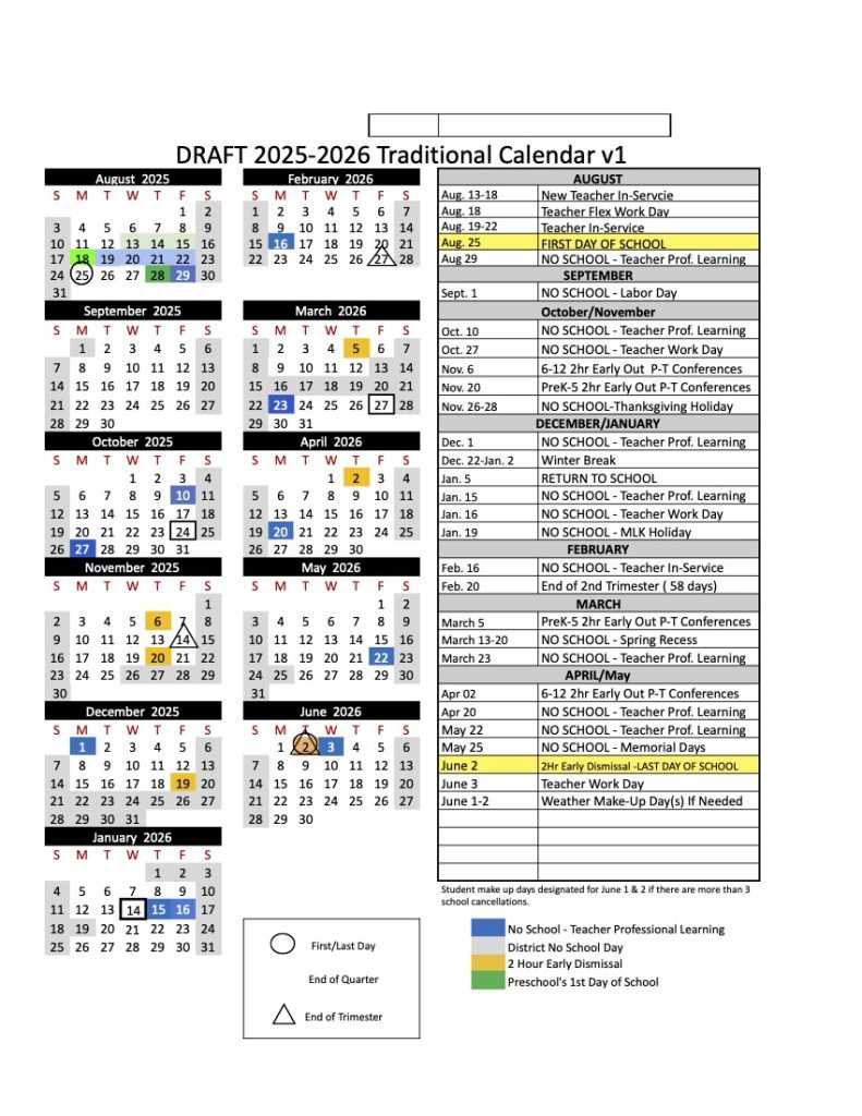 academic calendar template 2026 17 academic calendar template 2026 17