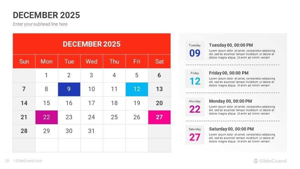 activity calendar template 2025