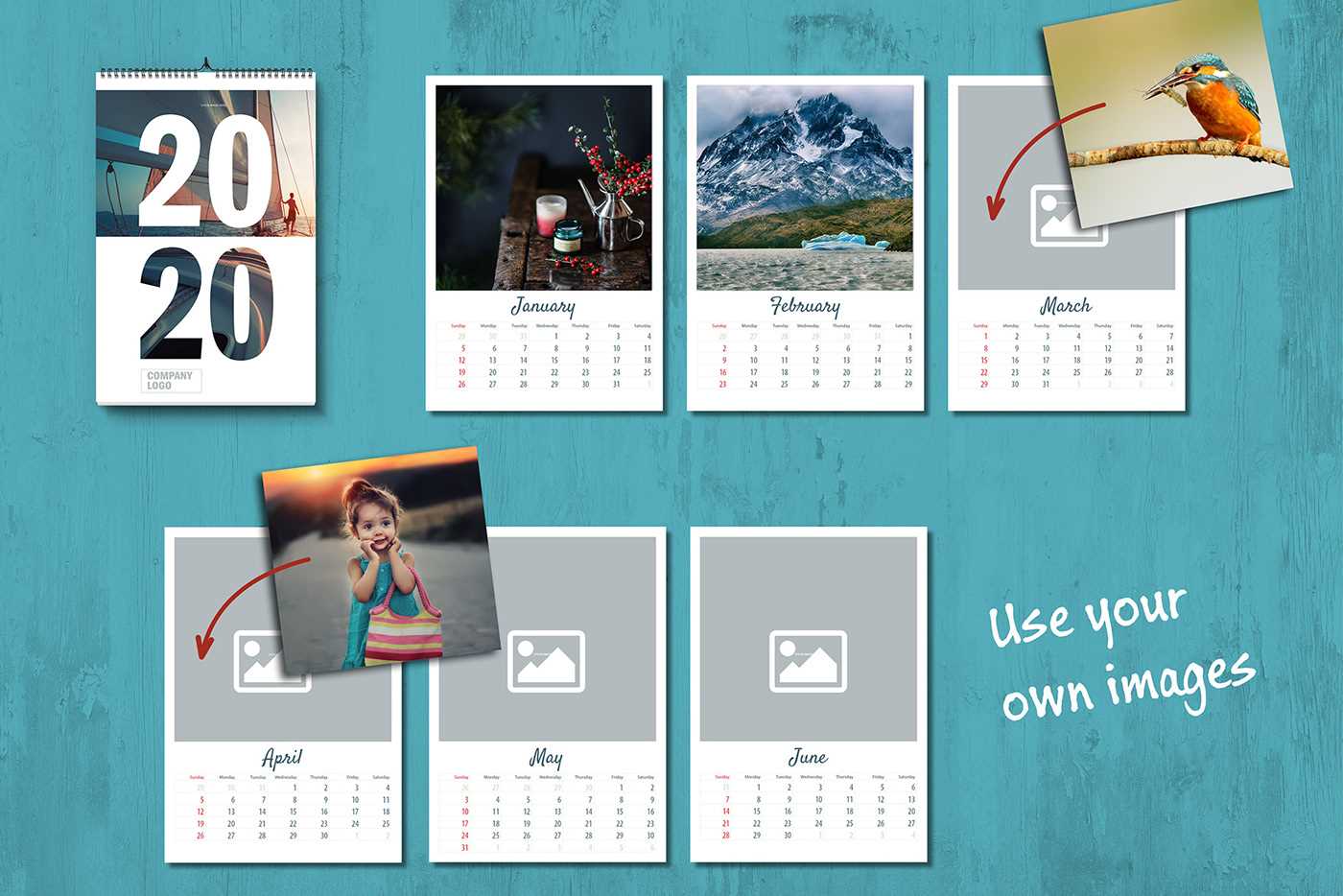 adobe indesign calendar template